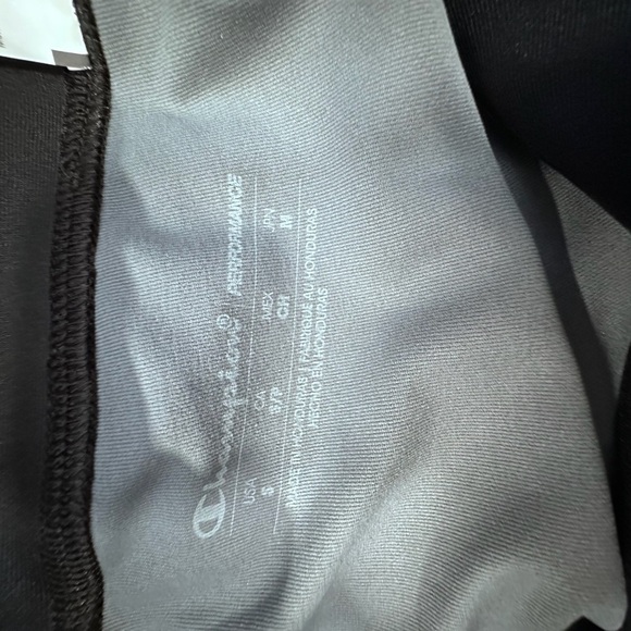 Champion Black Leggings with Form-Fitting Design and Elastic Waistband - Picture 6 of 8
